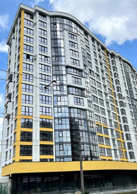 Продається видова 1кімнатна  квартира 44.3 м.кв