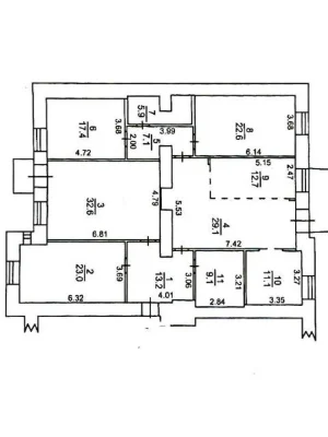 Sale of 5-room apartment 186.1 sq. m. on Shovkovychna st. 30A • ID 3