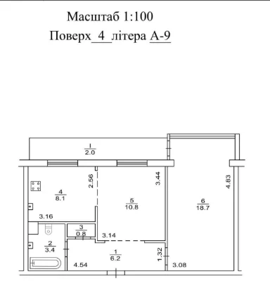 2-кімнатна квартира біля метро Політехнічний інститут