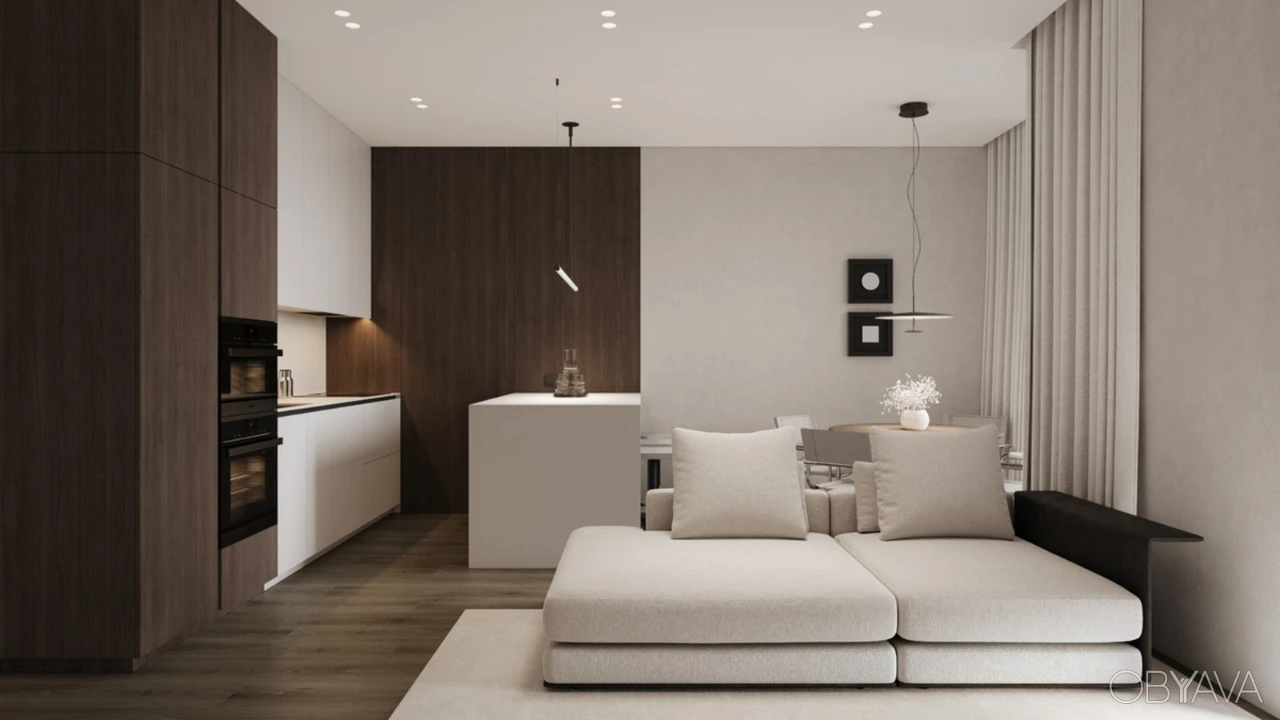 1-комнатная квартира, 57 кв.м