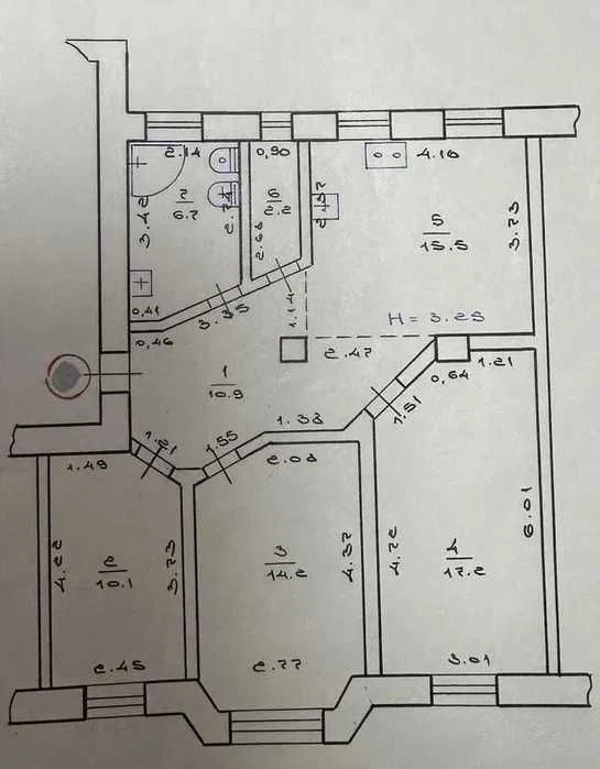 Продам 3комн квартиру 78м2, СТАЛИНКА ул. Полтавский шлях, ГА