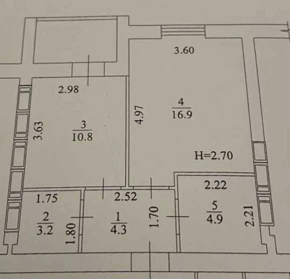 Продам 1 комн. квартиру 42 м2 в новострое ЖК Гидропарк, дом