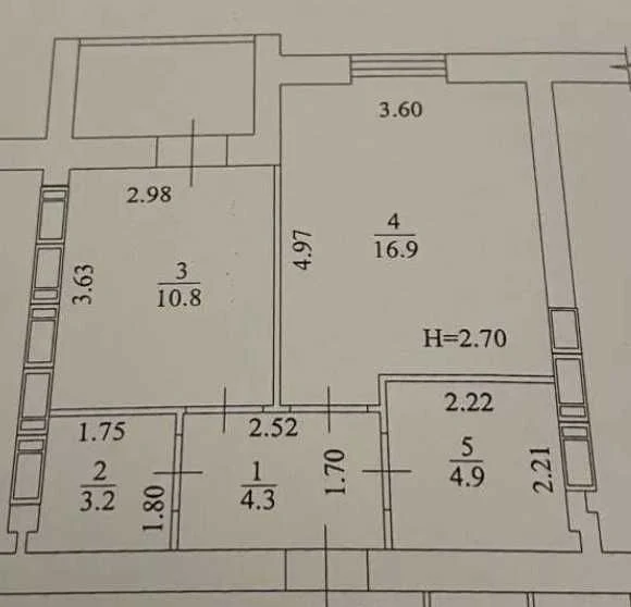 Продам 1 комн. квартиру 42 м2 в новострое ЖК Гидропарк, дом