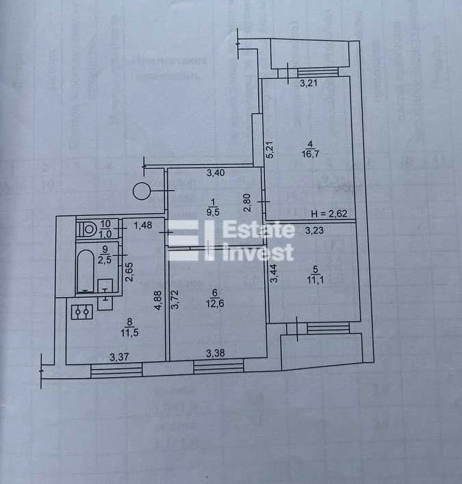 Продам 3 кімн. квартиру по вул. Наталії Ужвій, 60, Північна