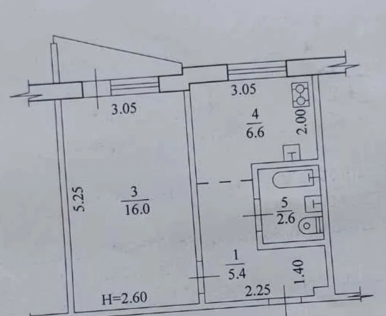 Продам 1 комнатную квартиру на Салтовке, пр-т Тракторостроит