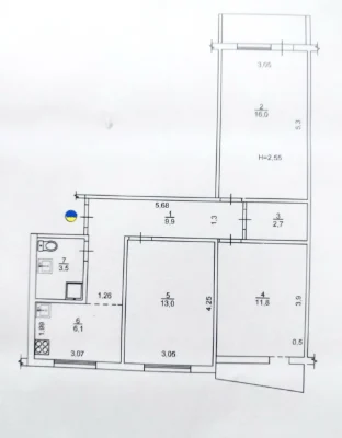 3кімнатна квартира, метро Салтівське