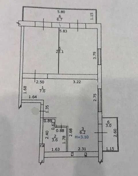 Продам 3 к. квартиру ЖК Садыба индивидуальное газовое отопле
