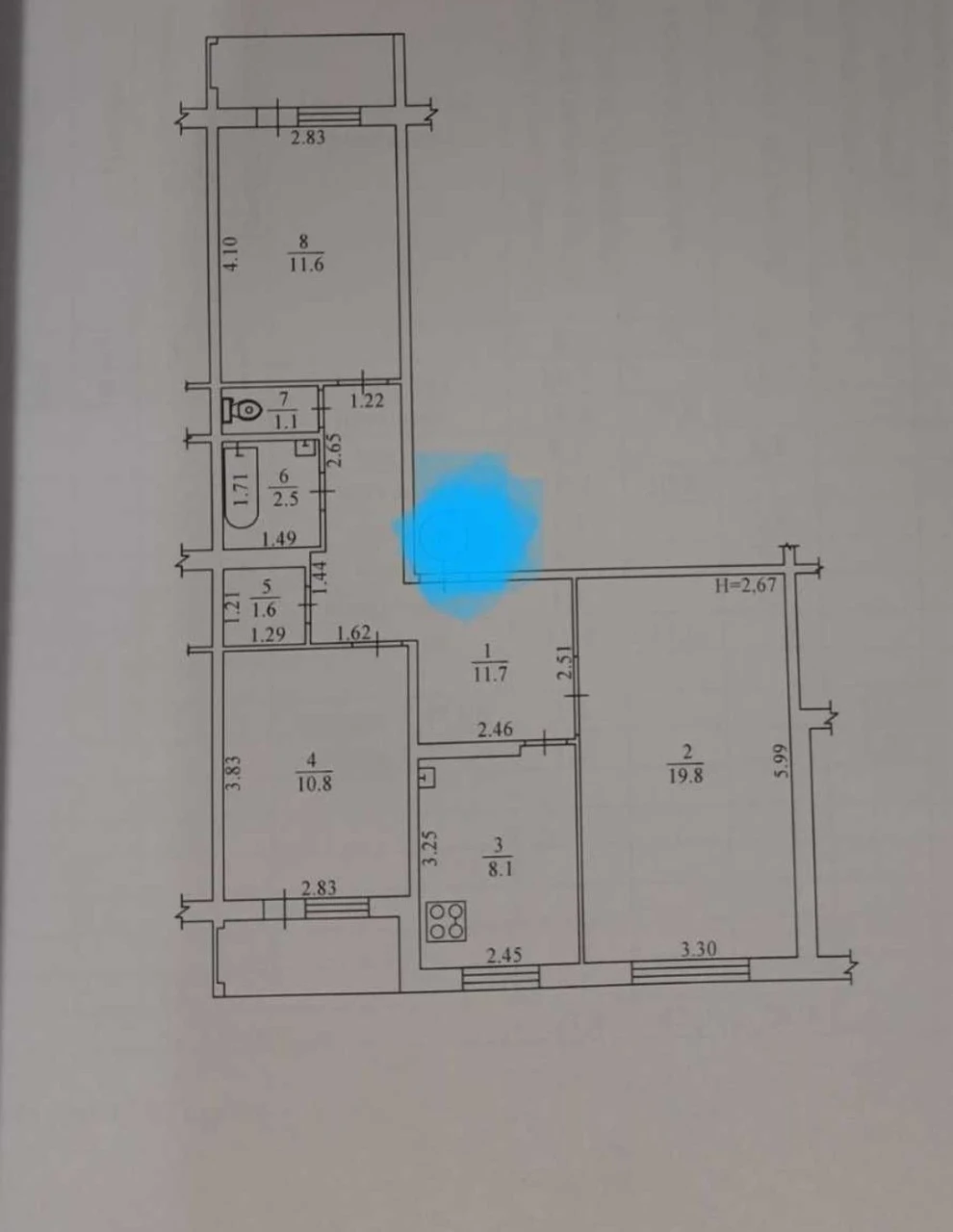 Продам 3х кв. Рогань, ул О Зубарева, м Индустриальная, ХТЗ