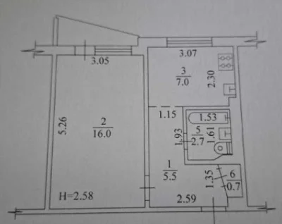 Продам гарну 1 к. квартиру на Салтівці, 533 м/р