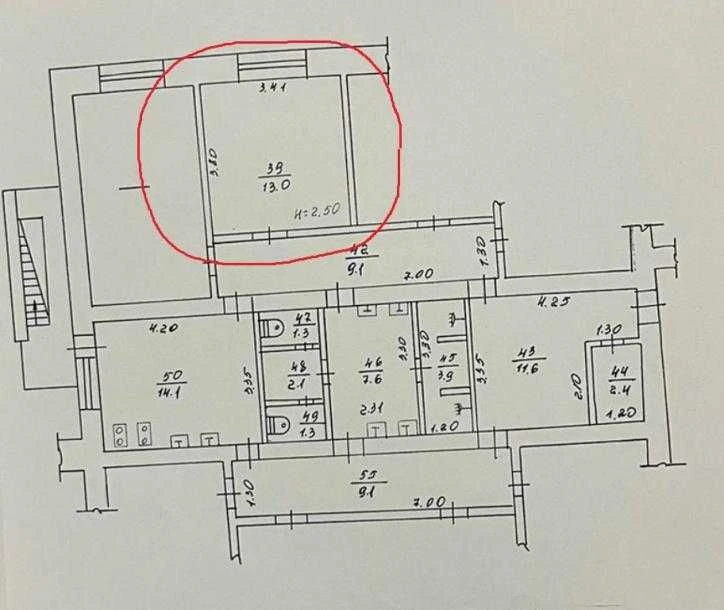 Продажа гостинки Одесская, пр-т Байрона 41А