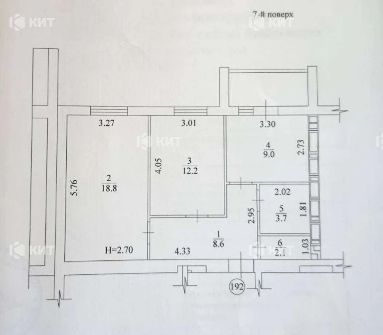 2к, 57м2 Документи, ЖК Пташка (Салтовка, ЖК Птичка) Ак. Павл