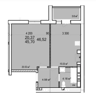 Продам просторную 1к квартиру ЖК «Птичка»