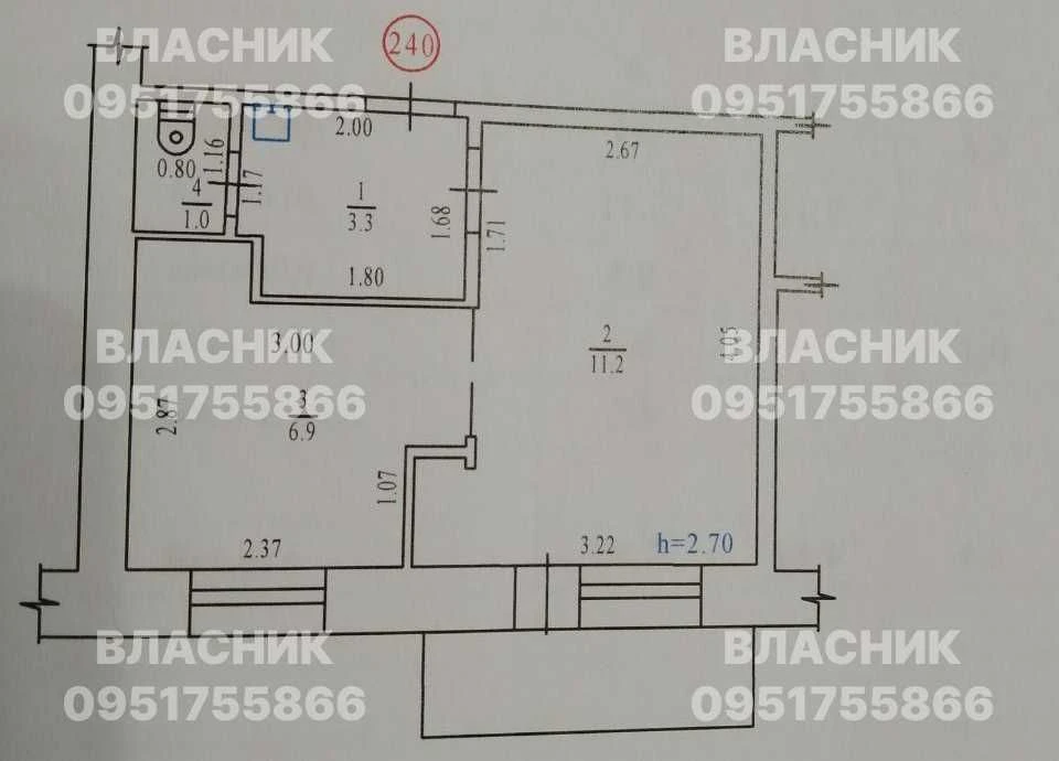 2к Квартира на Алмазному