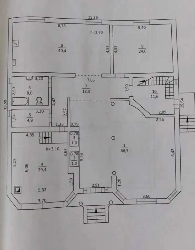 Дом 250М² в Лесках • Бассейн, баня, гараж • 10 соток • 6 мин