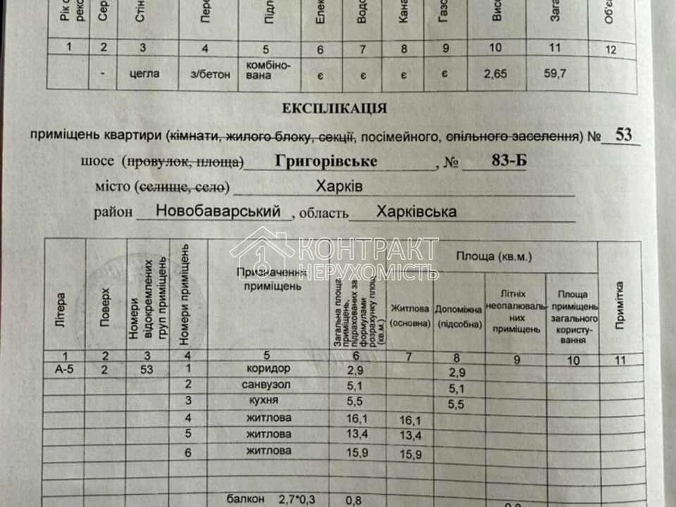 Квартира. Харків, Григорівське шосе