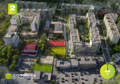 Велика 2-кімнатна 69,6 м² з лоджією | ЖК Софіївка
