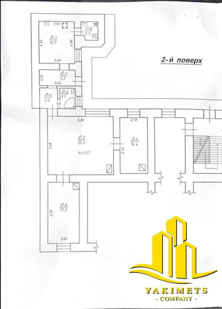 Продаж 3-к квартири у центрі Львова; Вул. Дорошенка
