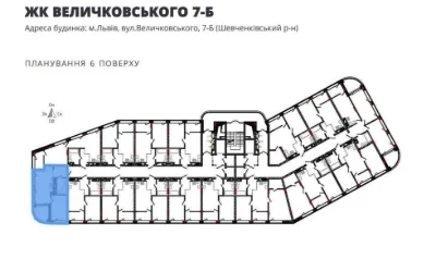 Продажа 1-ком квартиры в ЖК на Величковского (Рясное-2) 51м².