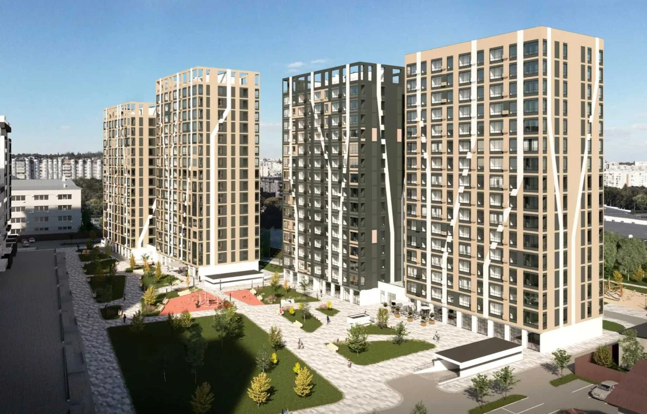 For sale 1 room 44 m2 Gorodnytska residential complex Beethoven