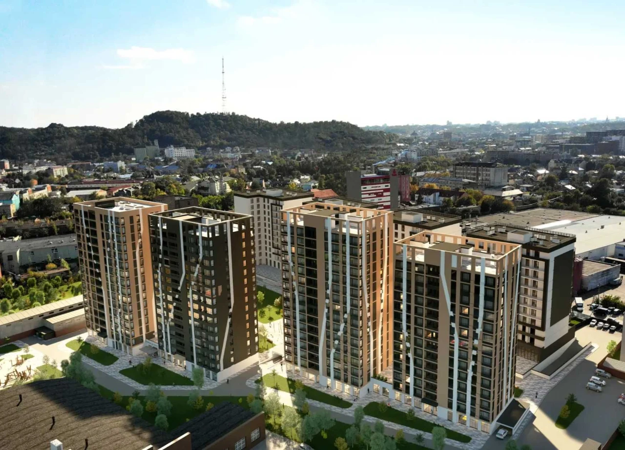 For sale 1 room 44 m2 Gorodnytska residential complex Beethoven