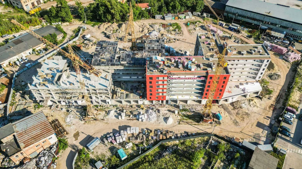 1-комнатные апартаменты 34,36 м² в ЖК Big Ben с раздельной спальней