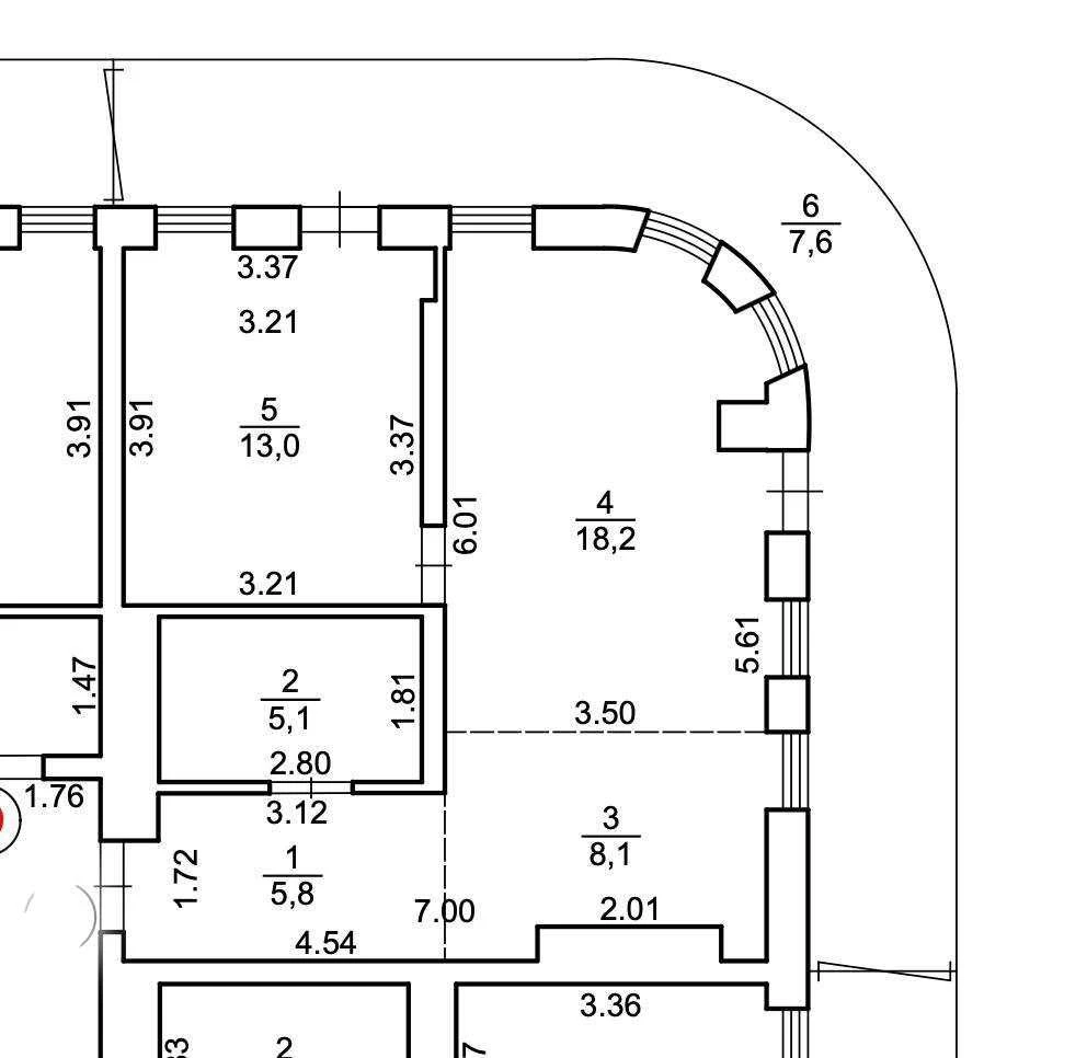 Продаж 2-кімнатної квартири 57,8 м2 з панорамною терасою ЖК