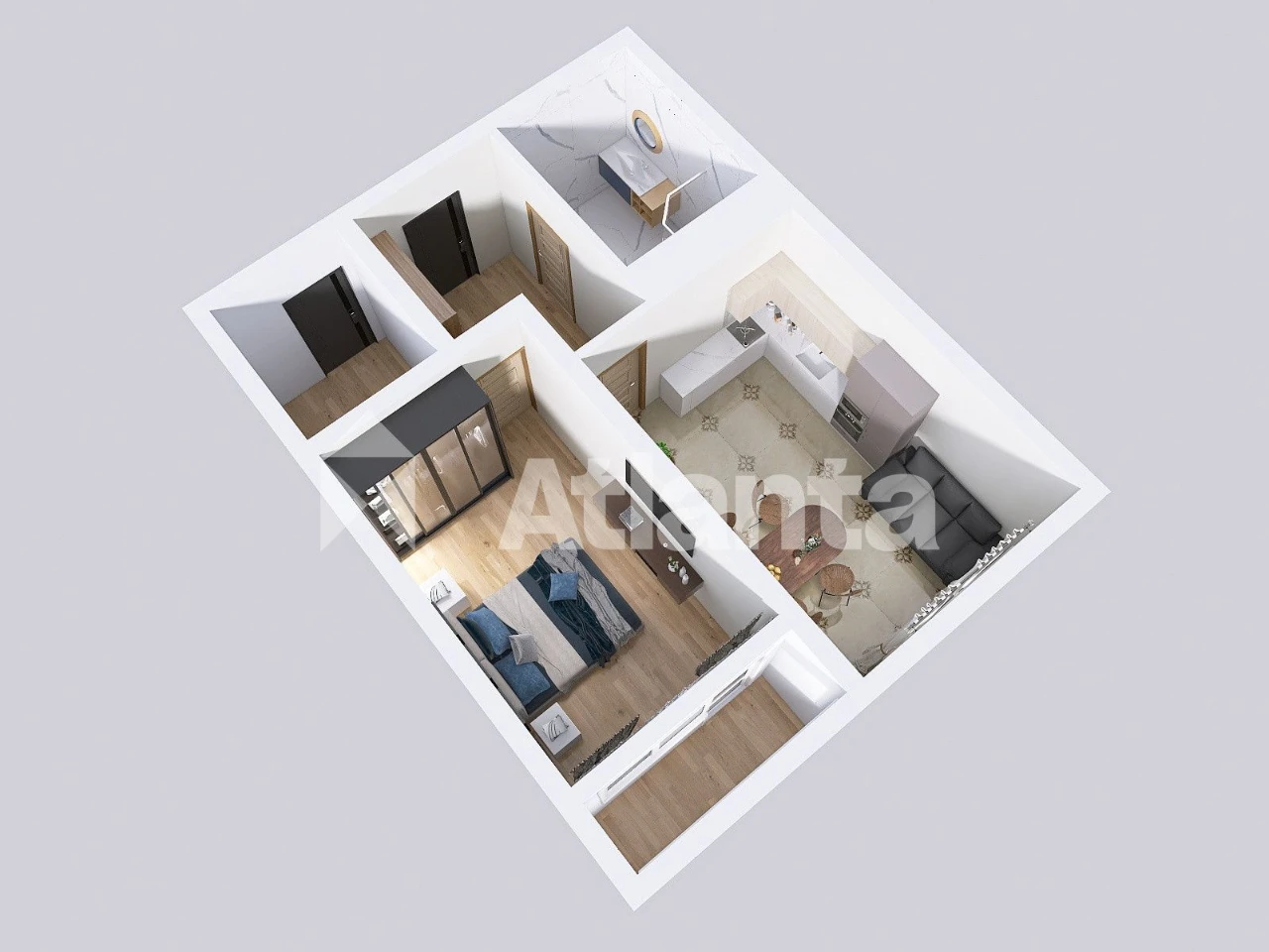 Продаж 1-кім. квартири в ЖК Auroom Air по  вул. Топольна
