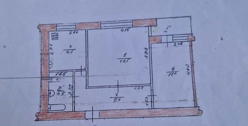 Продаж 2х кімнатної. Рн. Градецький.