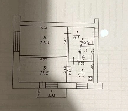 Продам 2-кімнатну квартиру р-н Бойова