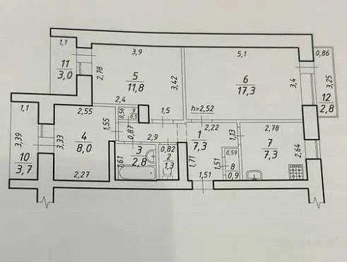 Продаж 3-кімнатної квартири в ЦЕНТРІ (5 хв до центрального р