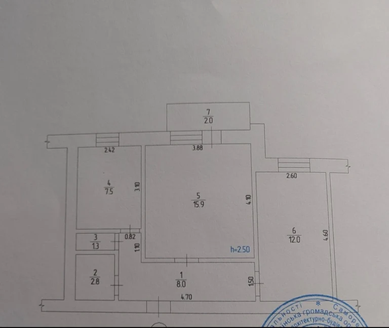 Двухкімнатна квартира на Металургів 16 за ціною однокімнатно