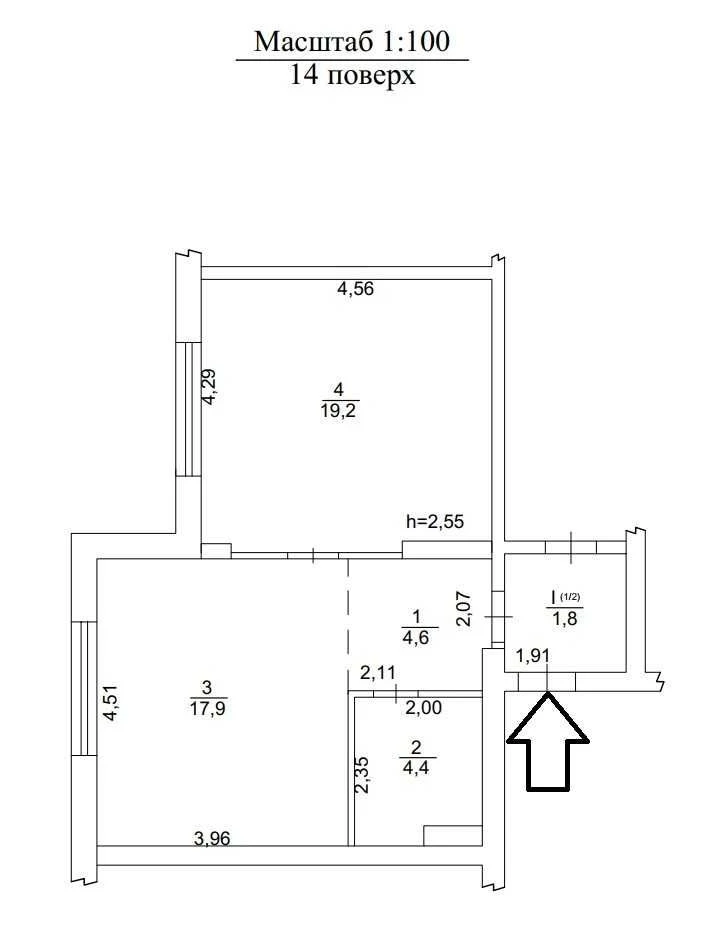 Без %, 1-кімн 48 м² у ЖК LIKO-GRAD Perfect Town (Ліко-Град).