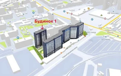 Продаж  1-кімнатної квартири 51 м² в ЖК «POLARIS Home&Plaza»
