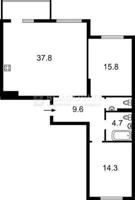 Продаж 3-к квартири Воскресенська, 18 ЖК "Паркові озера" М.Л