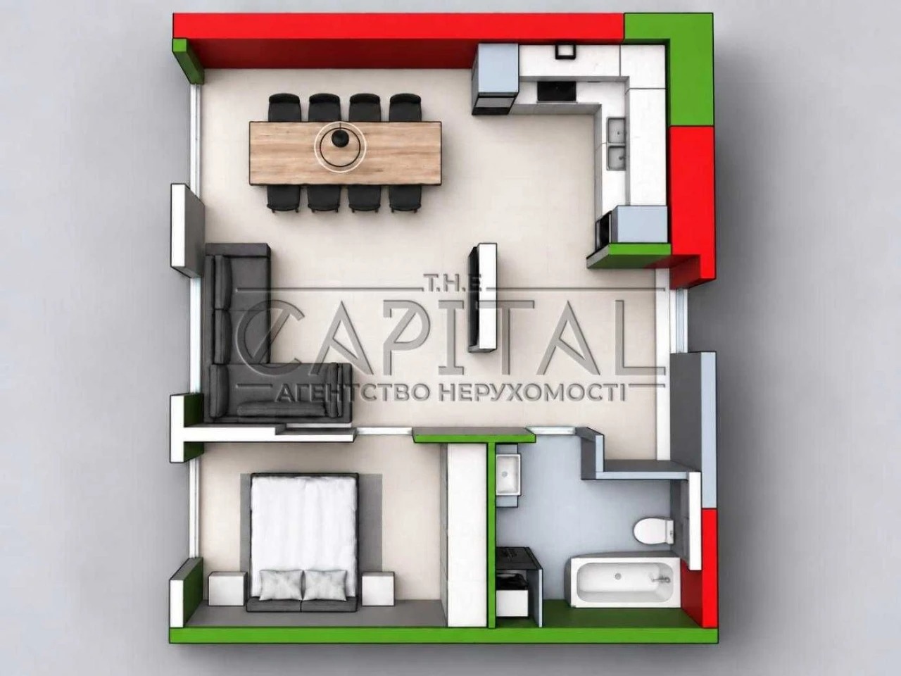 Продаж квартир ЖК Seven Севен З ремонтом 62 м2 Низький повер