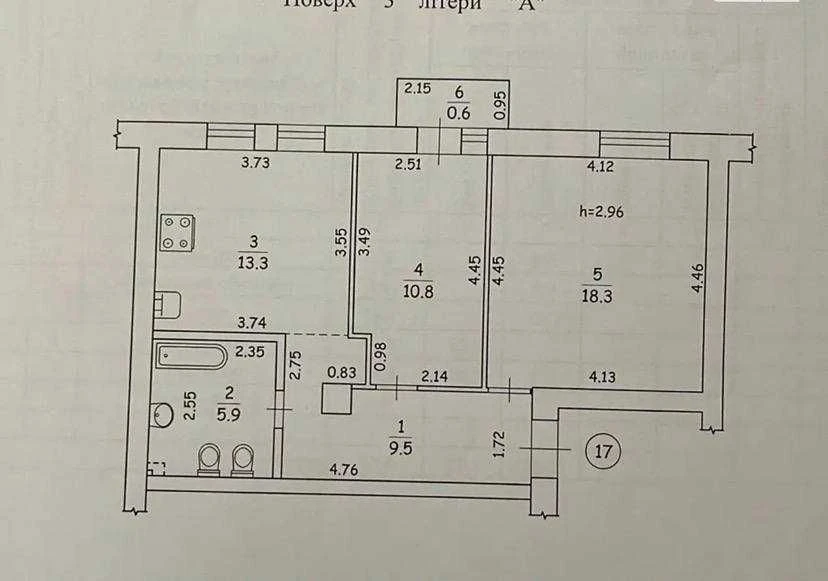 Продаж 2к квартири 60 кв. м на вул. Катерини Білокур 2/8