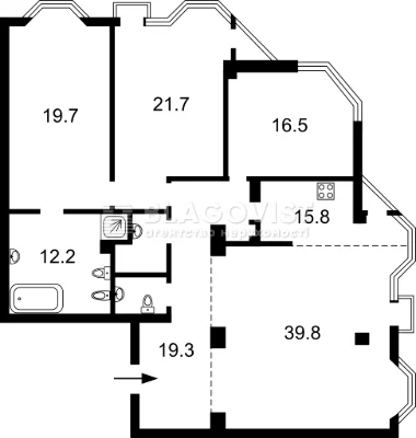 Продаж квартири Кловський узвіз 5 в Києві / W-7464393