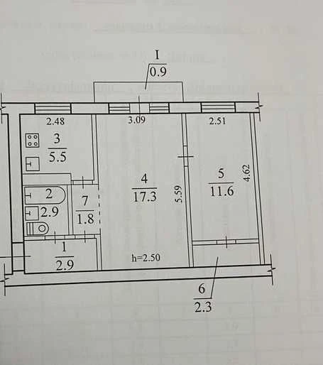 ПРОДАМ 2-кімнатну квартиру | ДНІПРО | пр.  СЛОБОЖАНСЬКИЙ, 46