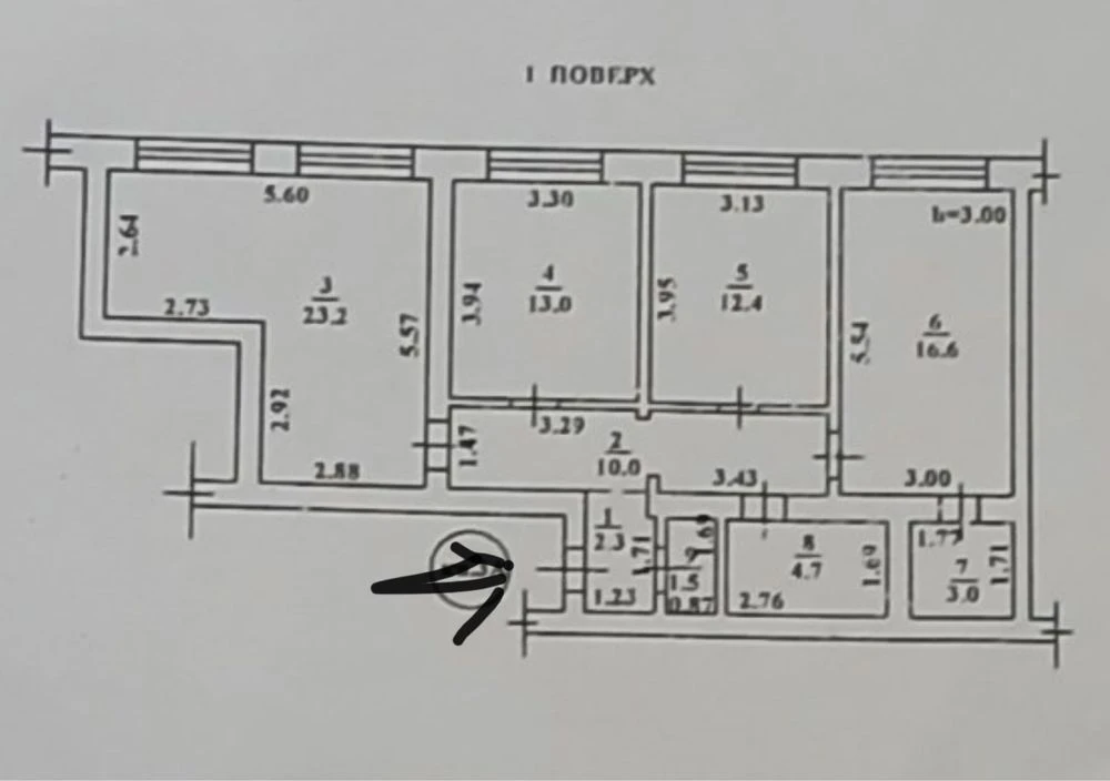 Продам 3 комнатную квартиру на Черемушках