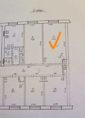 Продам комнату в коммунальной квартире . Улица  Космонавтов