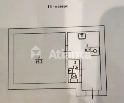 Однокомнатная квартира в центре
