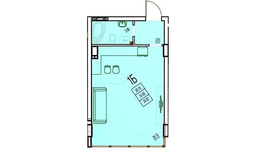 ЖК Derby Style Продам студийную квартиру 35 кв м от собствен