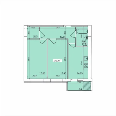 Сучасна 2К квартира 72м² на вул. Садова 120, від надійного З
