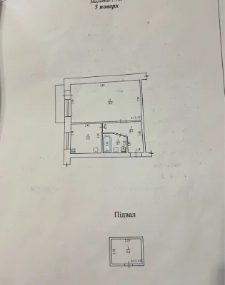 Продаж 1 кім. квартири Мотель 32м2+ підвал