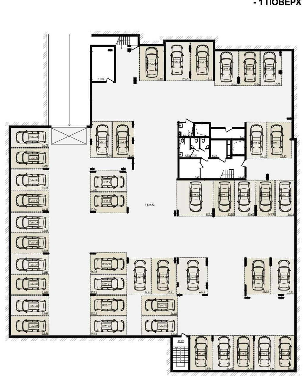 Продаж паркомісця · ЖК «Moro» · вул. Морозна, 8 (Сихів) · 15