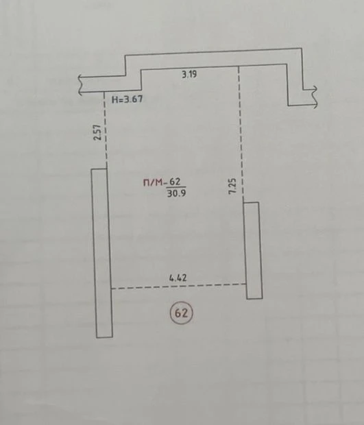 Продам паркомісце на 2 авто,просп.Бажана 1М(Позняки)31 кв.м