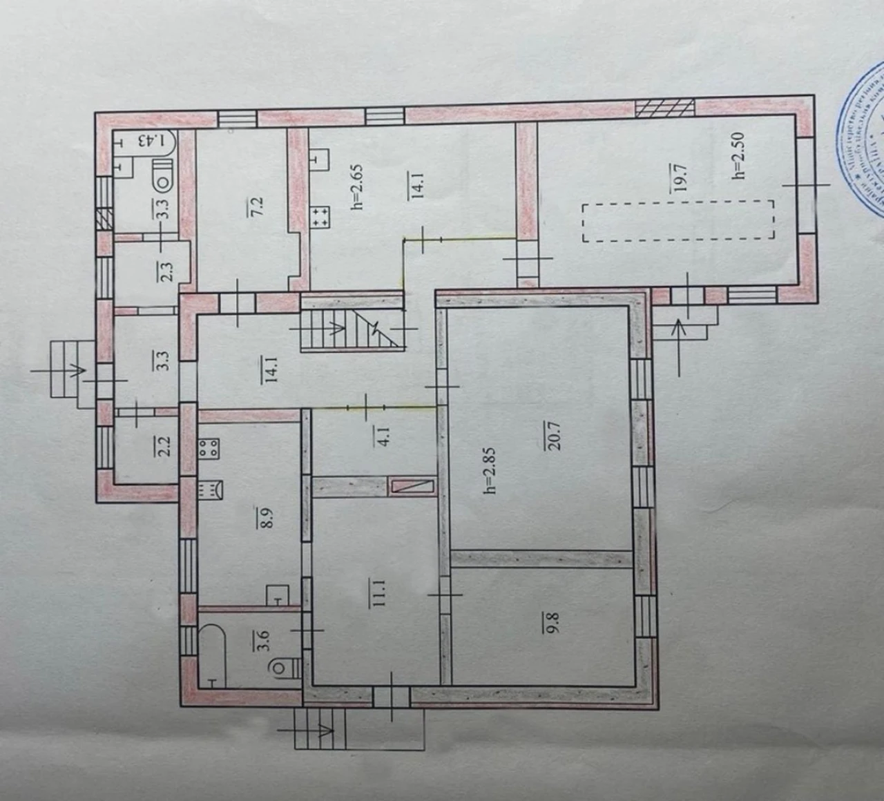 Будинок 180 м² Мирний | 5 кімнат | 2 входи | 4,5 сотки | Гар