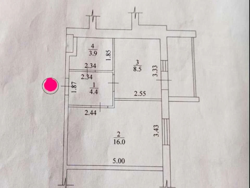 Apartment. Kharkiv, Myru St.