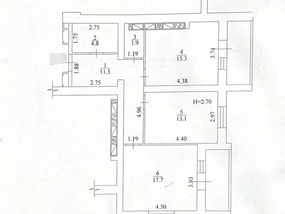 Apartment. Kharkiv, Lysavetynska St.