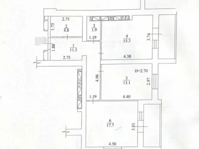 Apartment. Kharkiv, Lysavetynska St.
